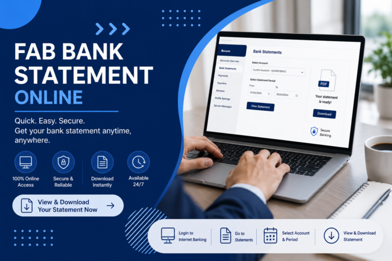 FAB Bank Statement Online