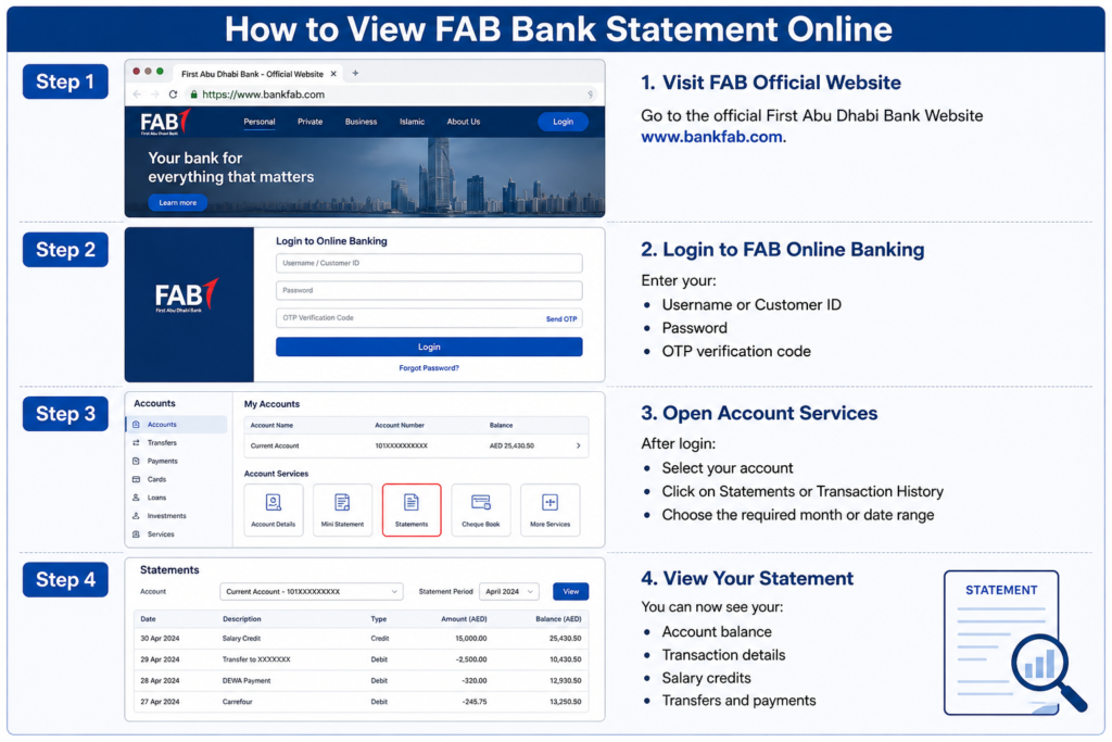 FAB Bank Statement